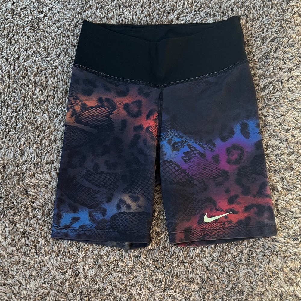 Nike Multicolor Leopard Print Shorts